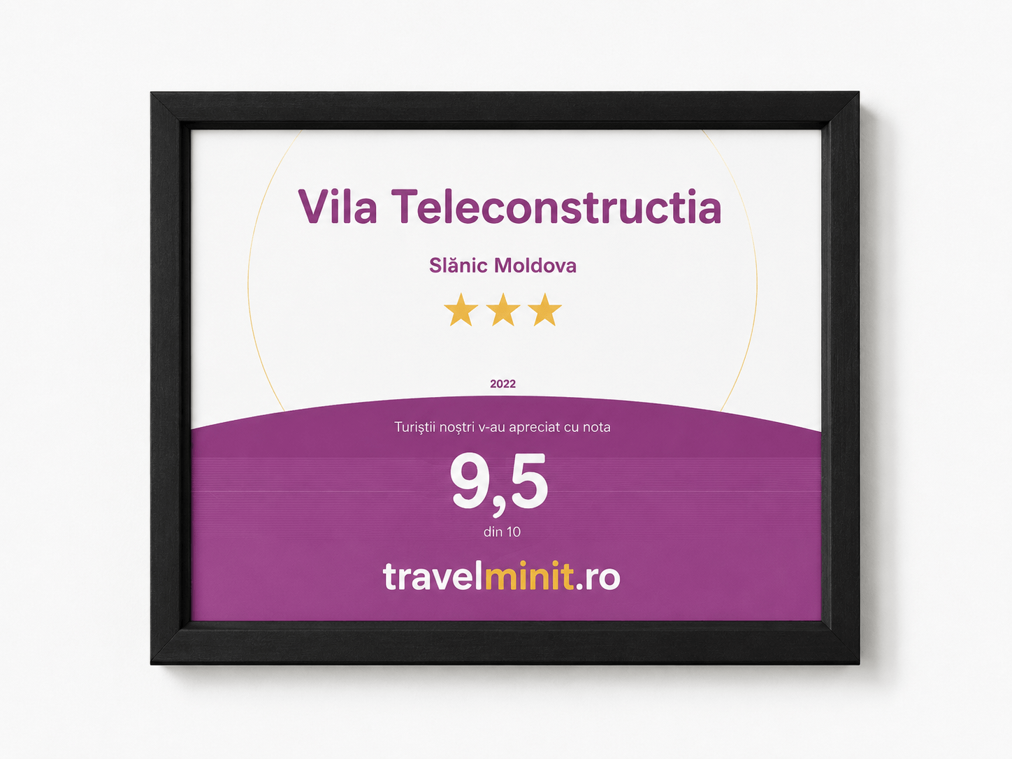 Premiu HoReCa Vila Teleconstrucția